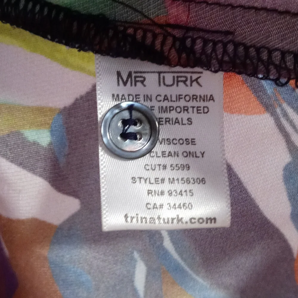 🦜Mr. Turk🦜 - Multicolor Abstract Print S/S Button Down Shirt - Picture 11 of 14